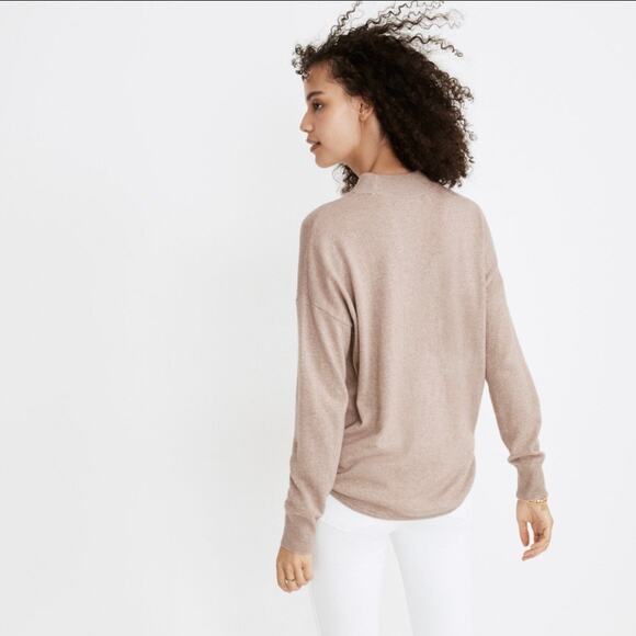 Madewell Ashbury Mockneck Boxy Merino Blend Sweater - Picture 9 of 13